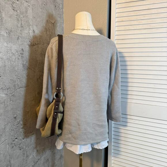 Kim Roger’s Grey Knit Button Up Cardigan - Picture 6 of 7